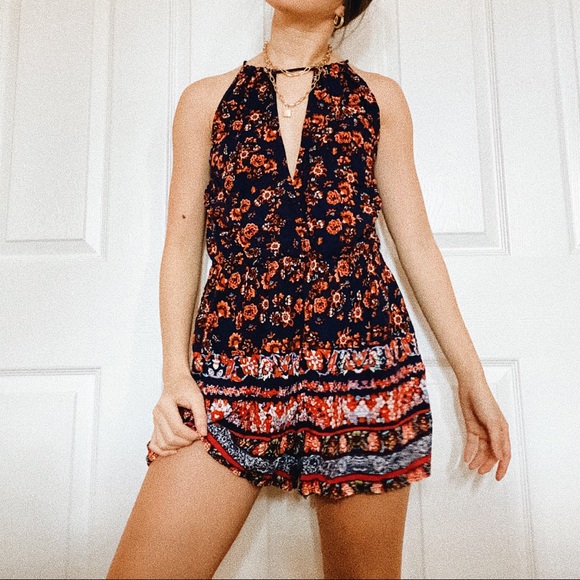 LF Pants - LF Floral Romper
